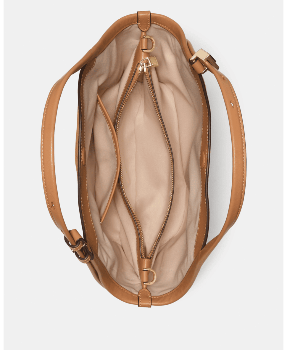 Deco Suede Small Tulip Tote Bag