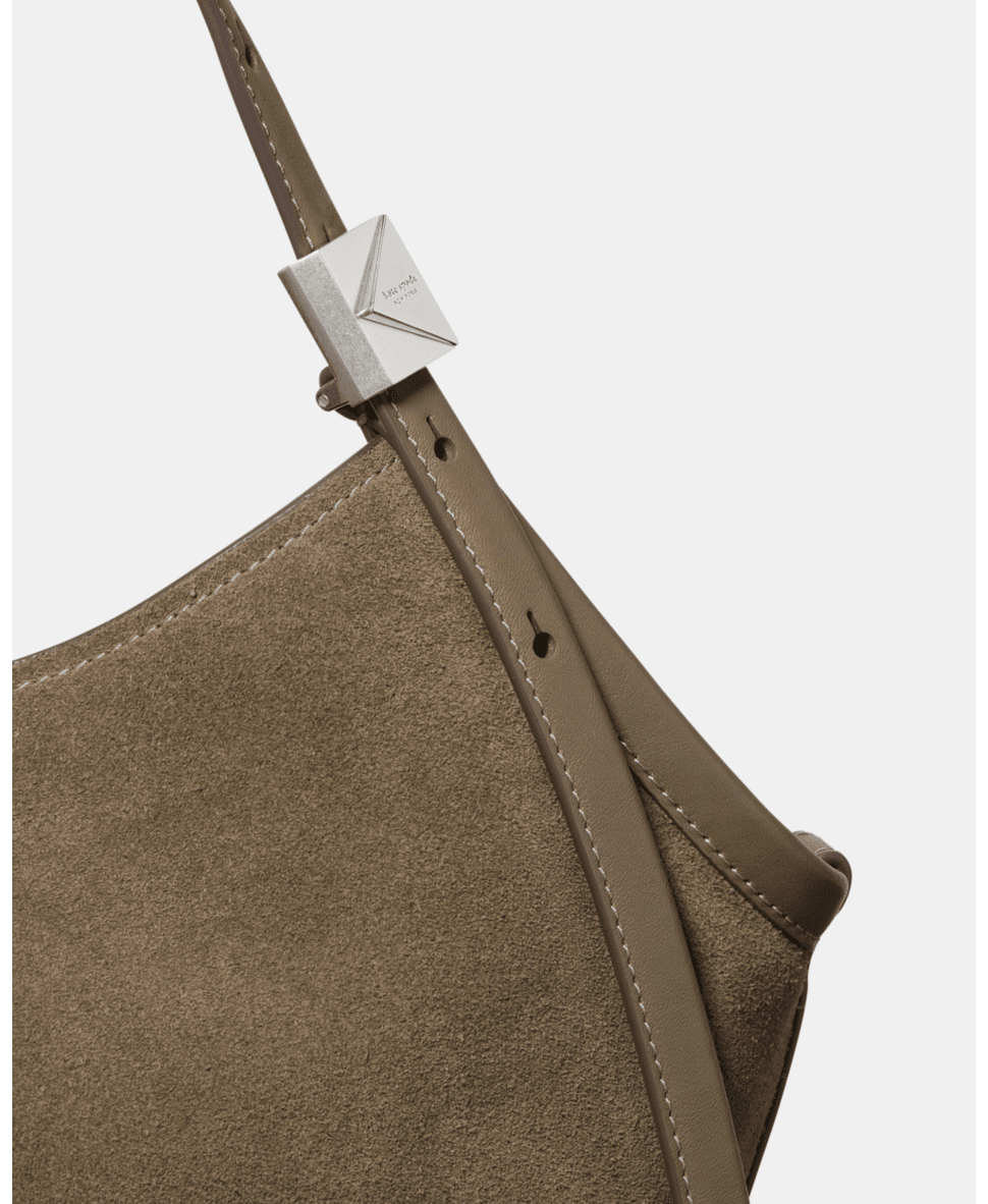 Deco Suede Small Tulip Tote Bag