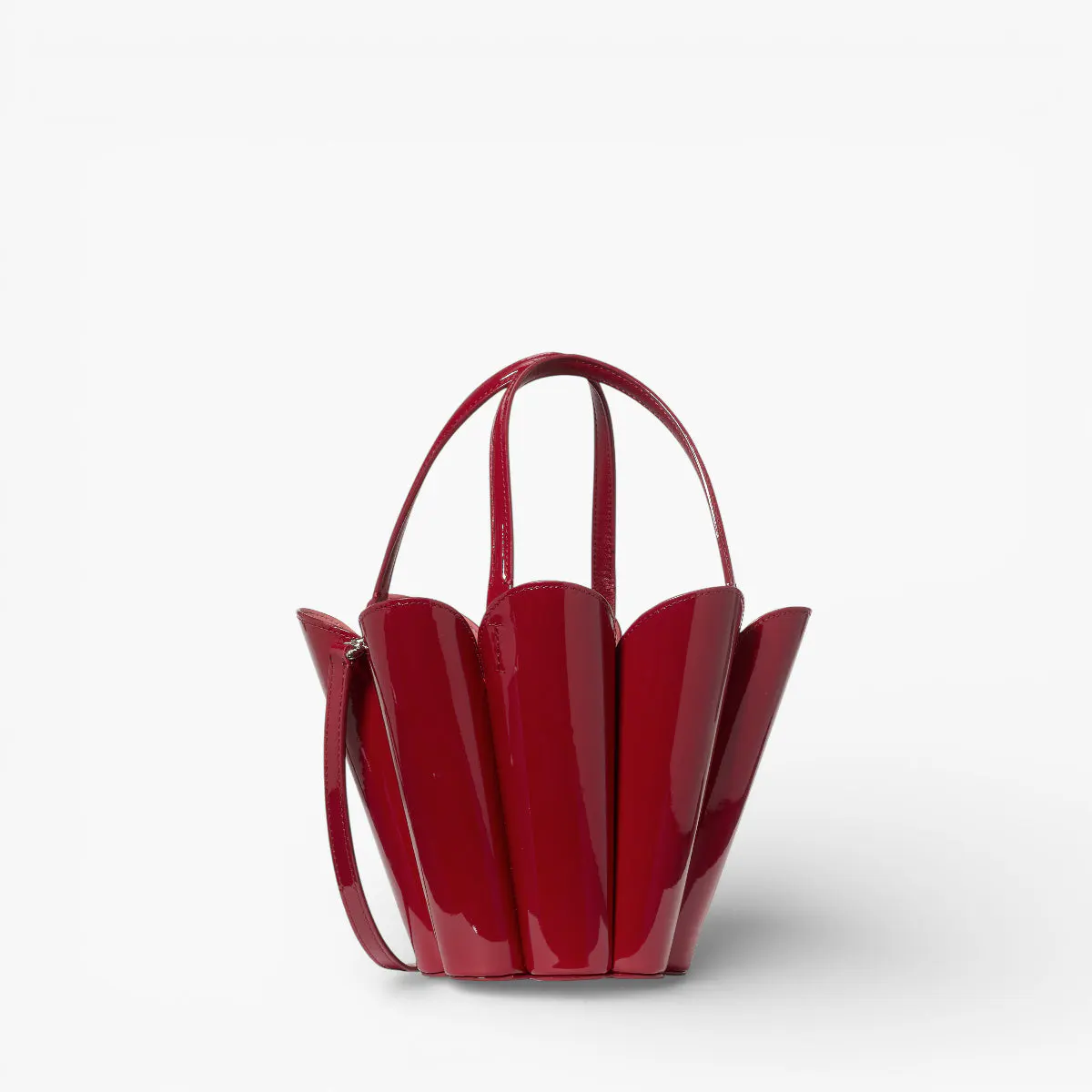 The Patent Spade Flower Bucket Bag