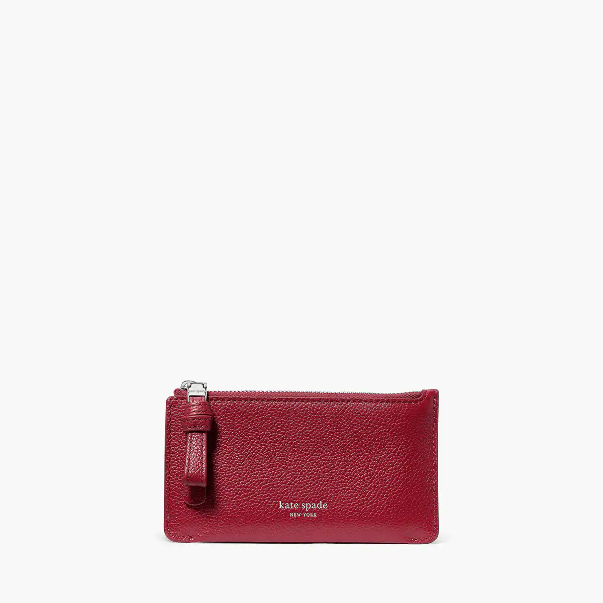 Loop Pebbled Leather Ew Zip Card Case