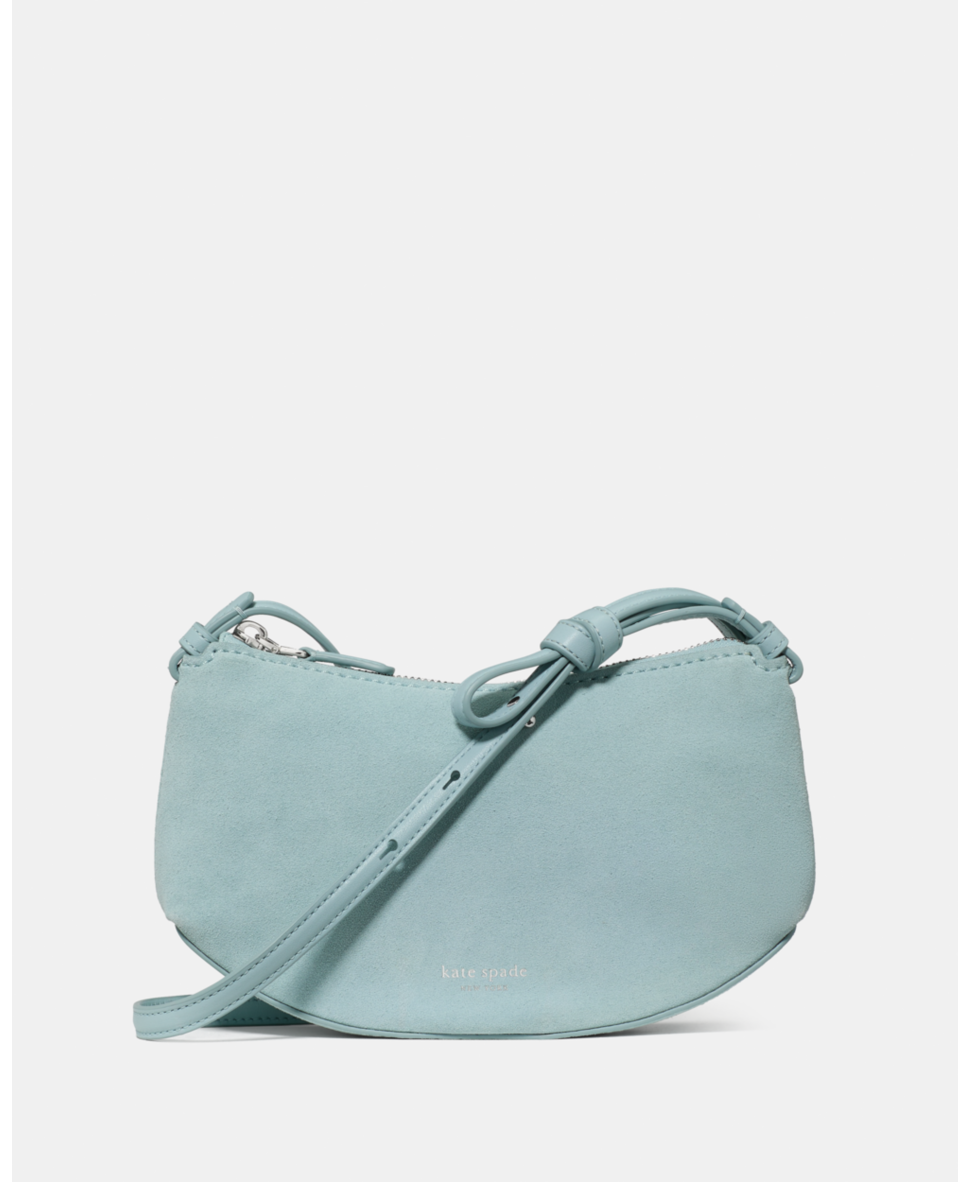 Loop Suede Crossbody Bag