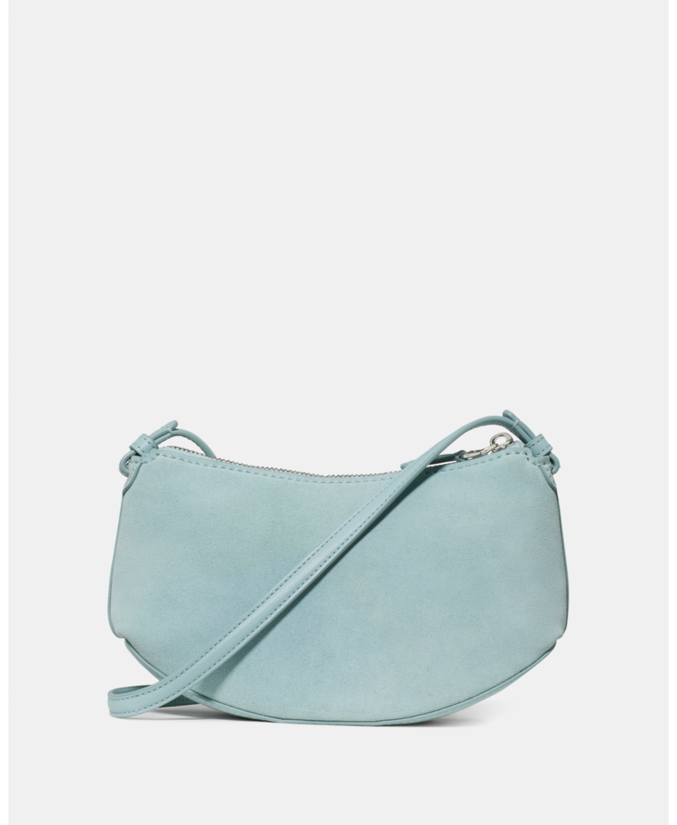 Loop Suede Crossbody Bag