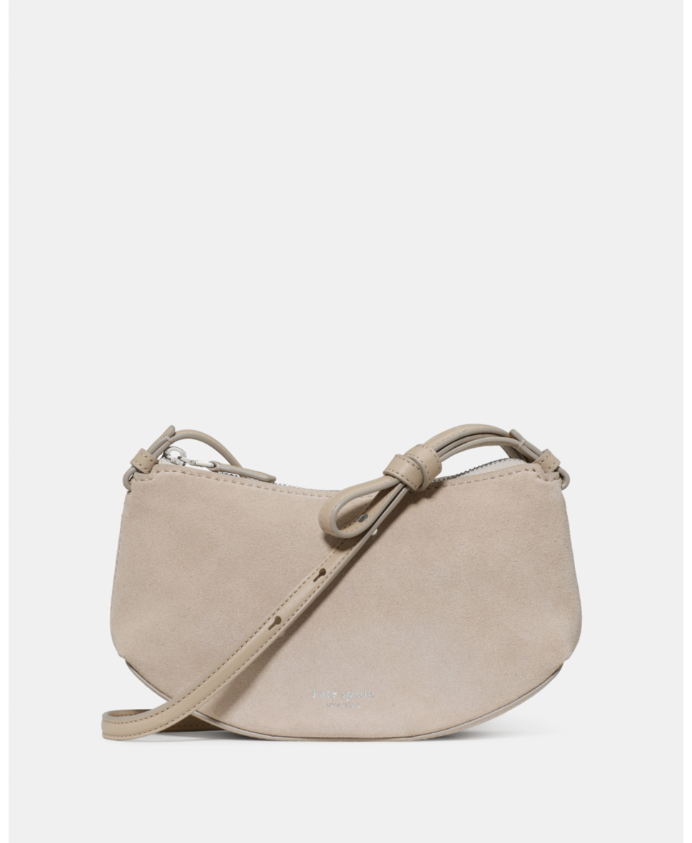 Loop Suede Crossbody Bag