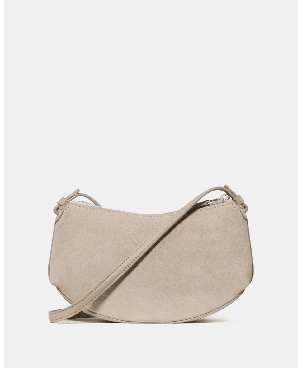 Loop Suede Crossbody Bag