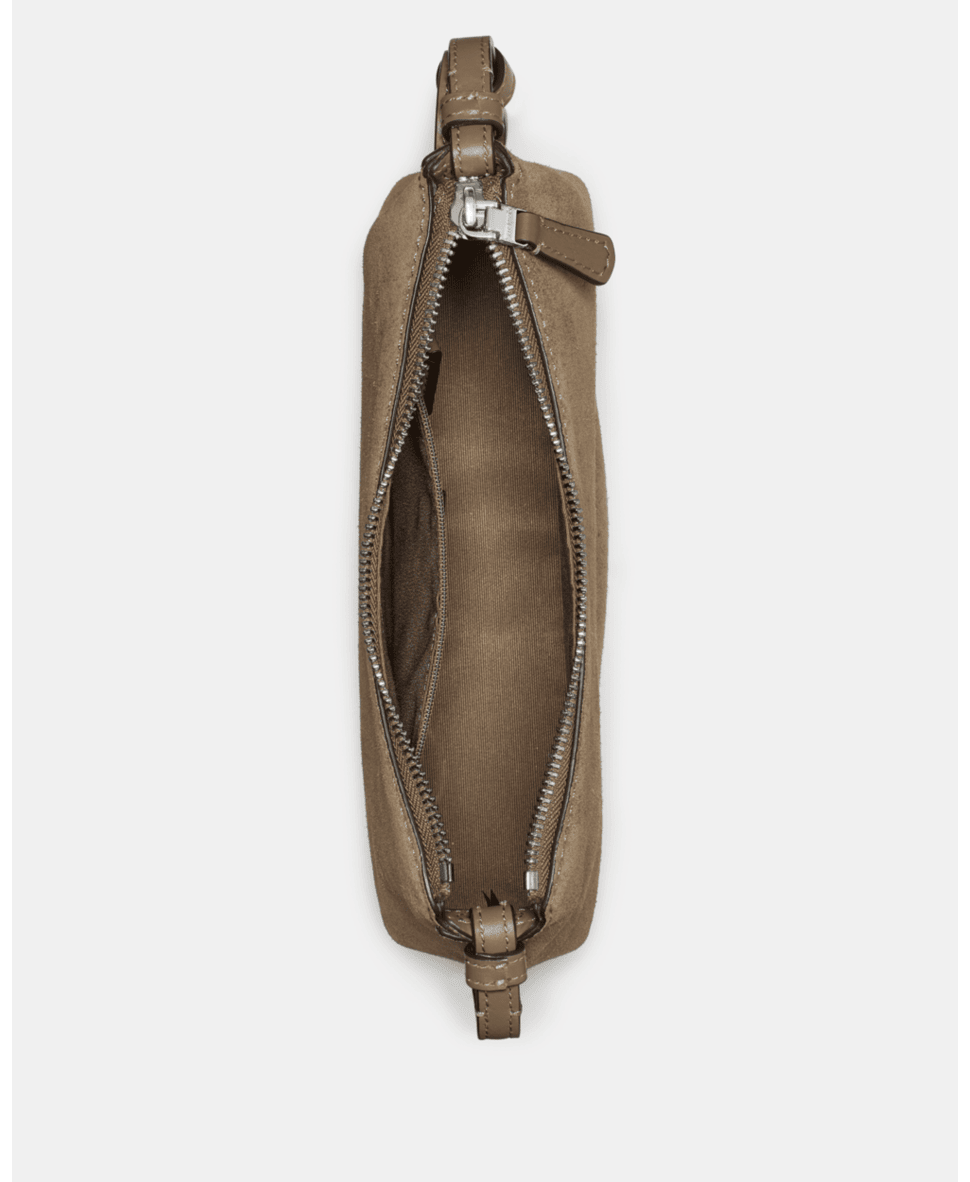 Loop Suede Crossbody Bag