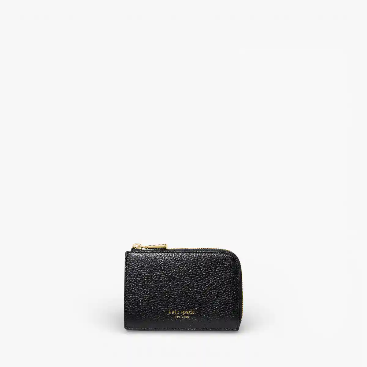 Mini Zip Card Case Pebbled Leather Mini Zip Card Case