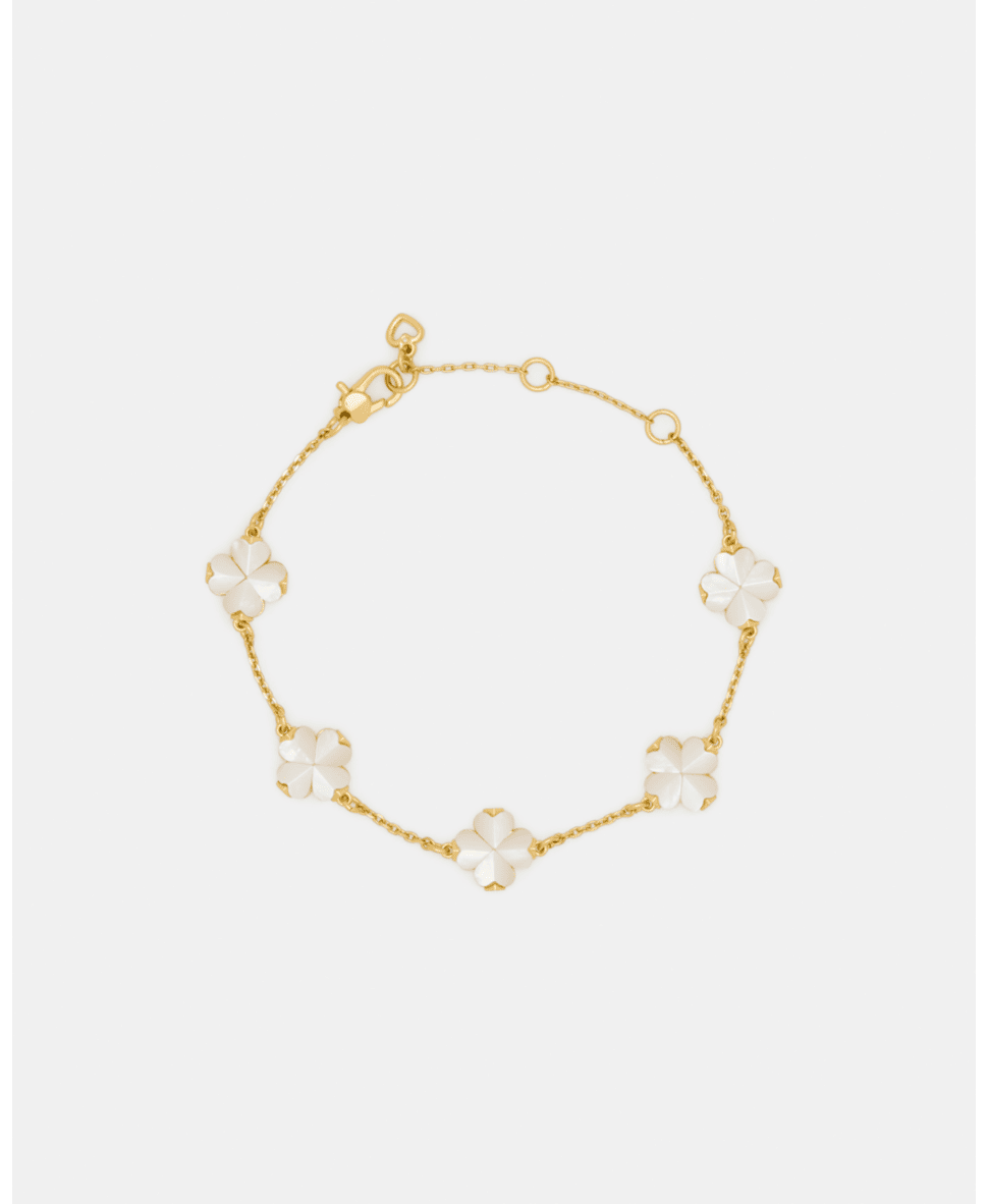 Spade Flower Scatter Bracelet