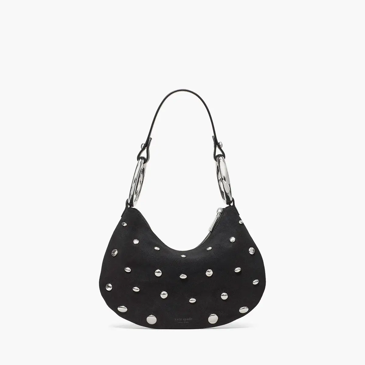 The Bangle Studded Suede Bag