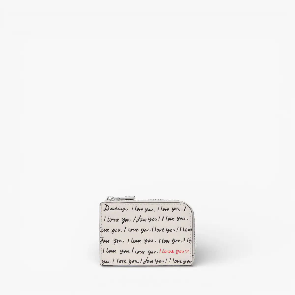 I Love You Mini Zip Card Case