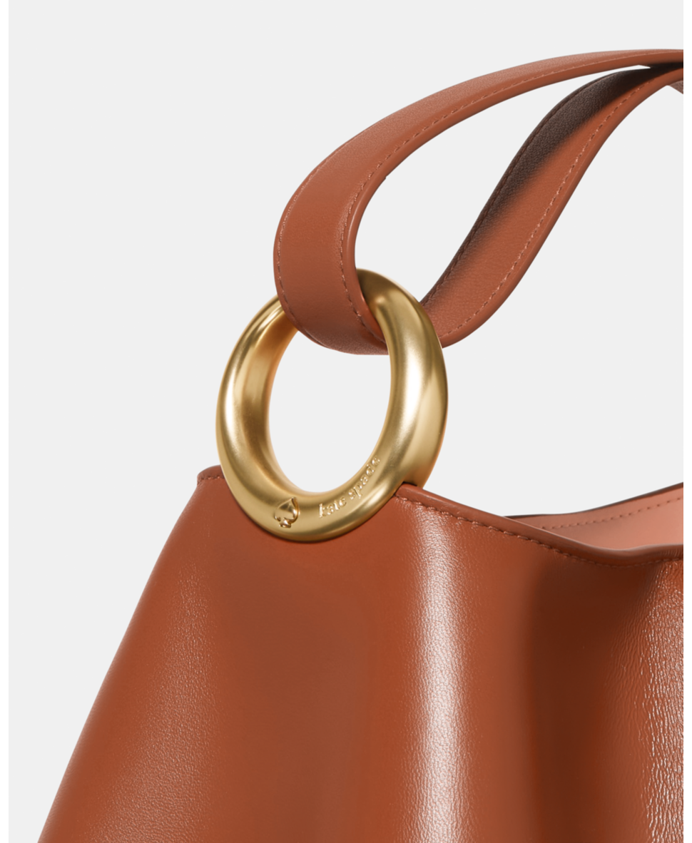 Halo Pleated Wave Mini Bucket Bag