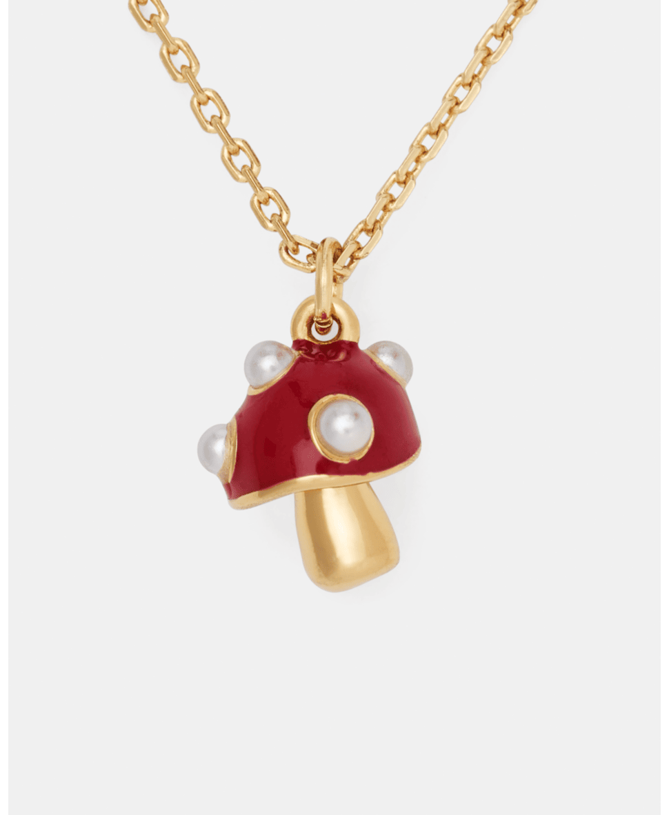 Secret Garden Mushroom Pendant