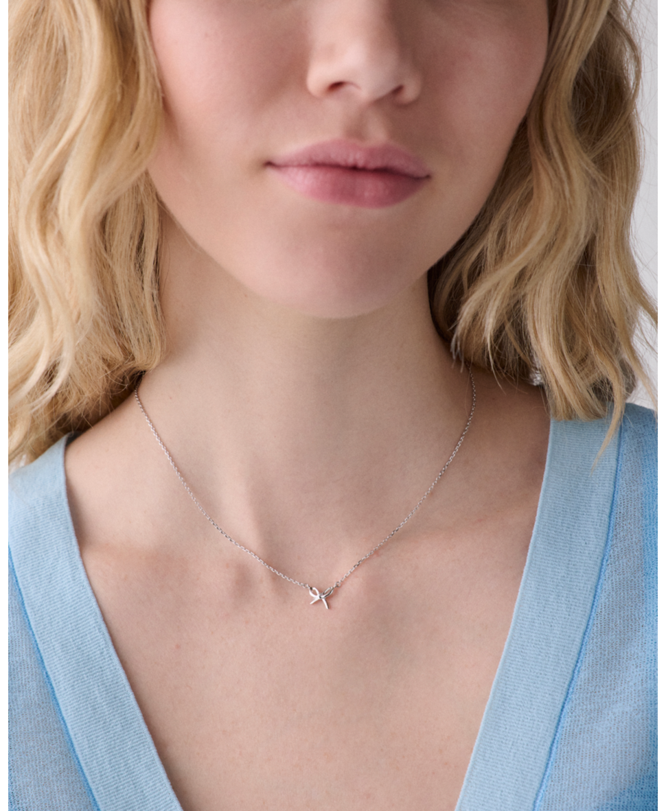 Girlie Pearlie Mini Bow Pendant