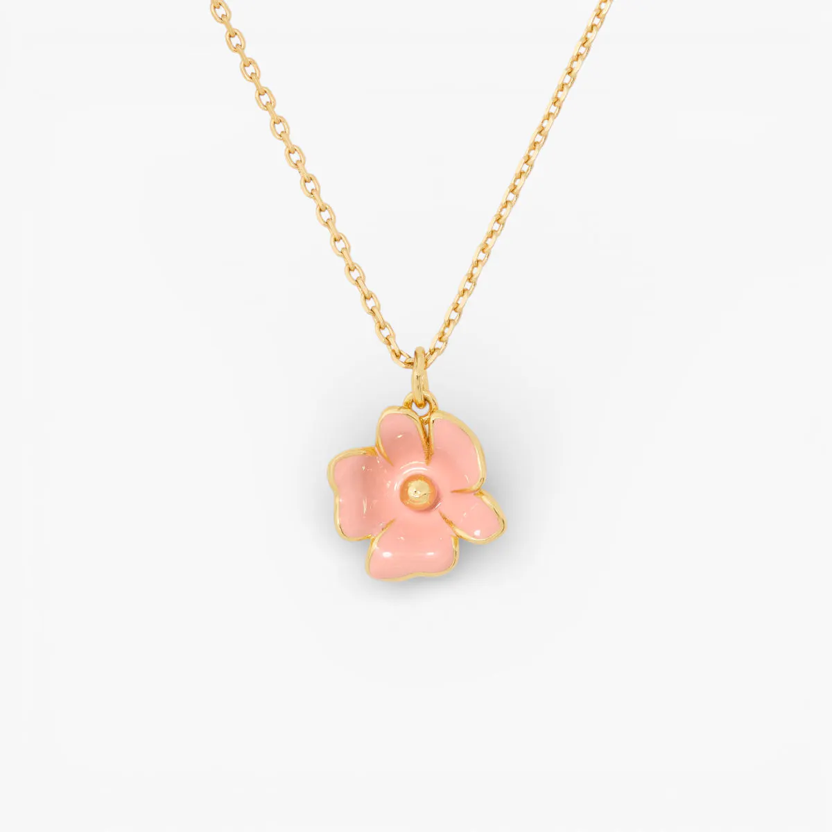 Golden Bloom Flower Pendant