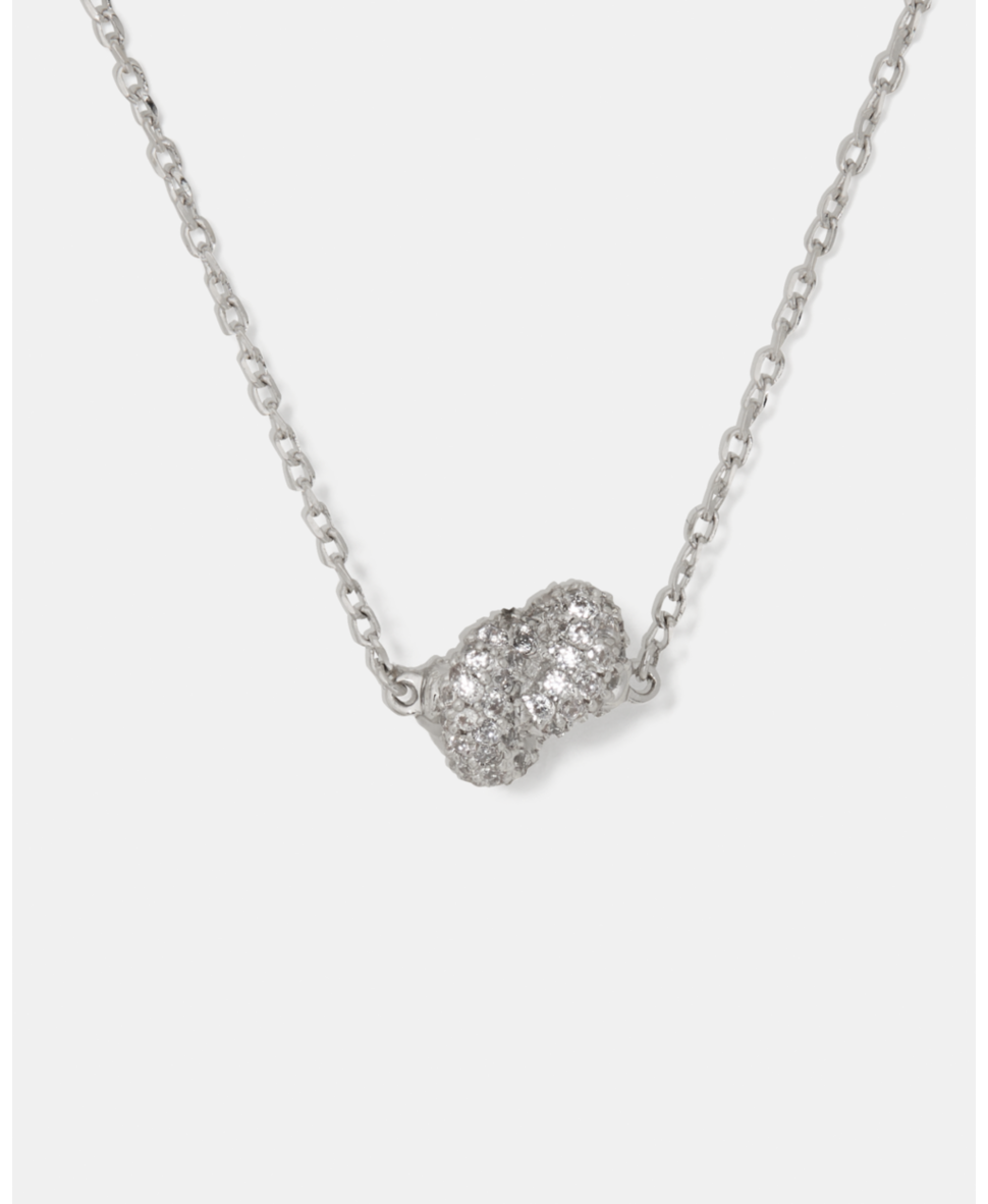 Sailor's Knot Pave Mini Pendant