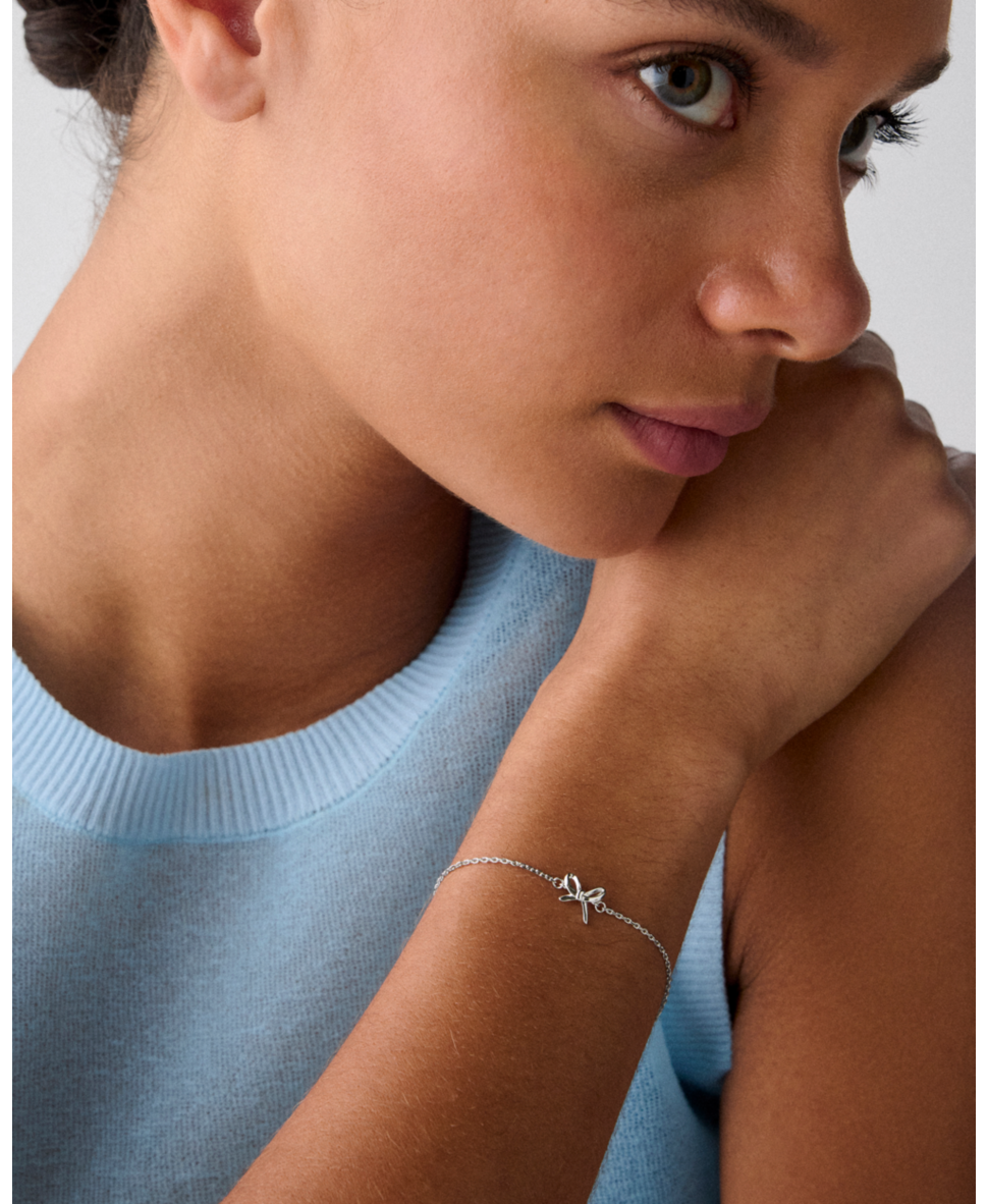 Girlie Pearlie Mini Bow Bracelet