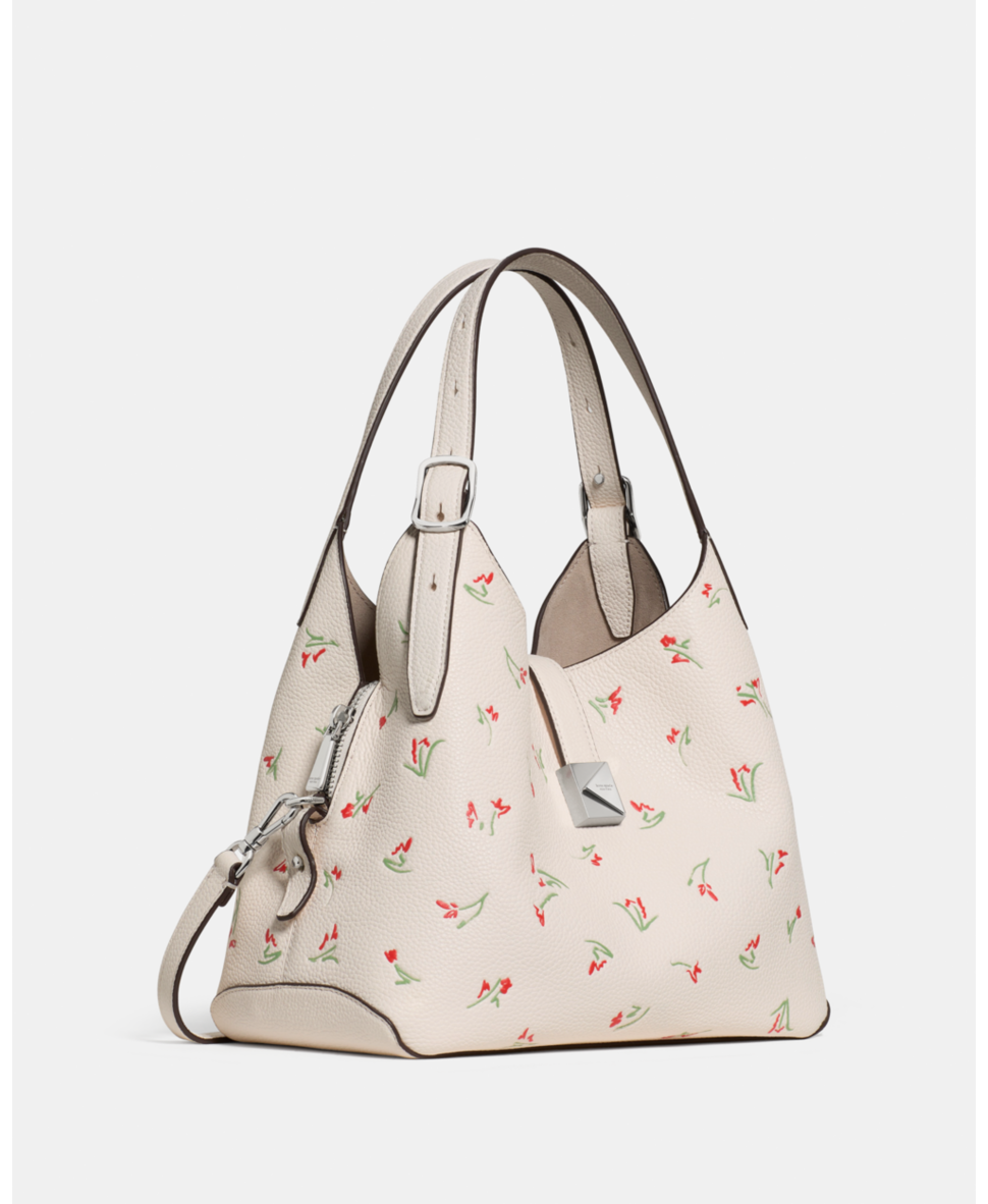 Deco Vibrant Buds Crossbody Tote Bag