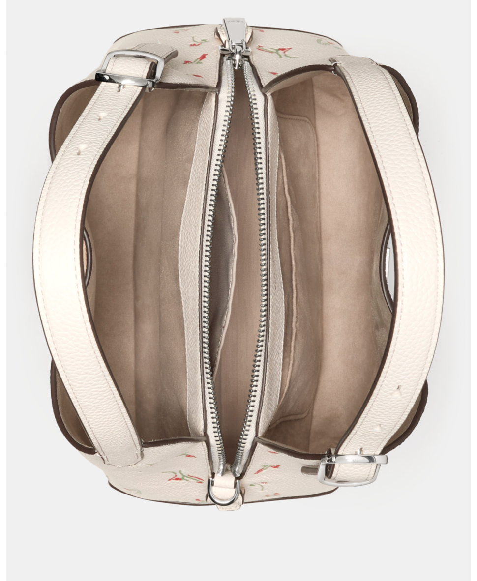 Deco Vibrant Buds Crossbody Tote Bag