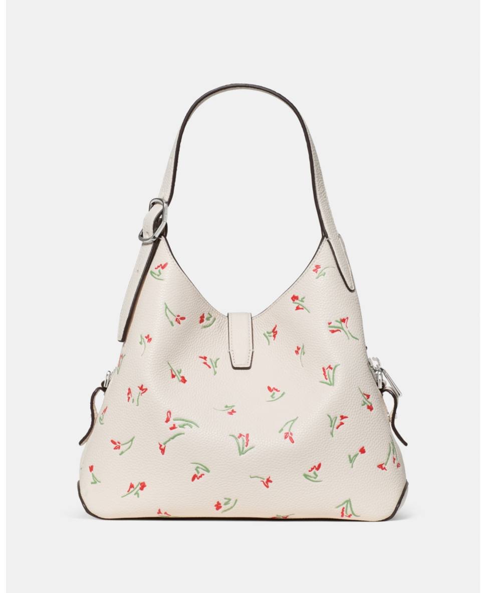 Deco Vibrant Buds Crossbody Tote Bag