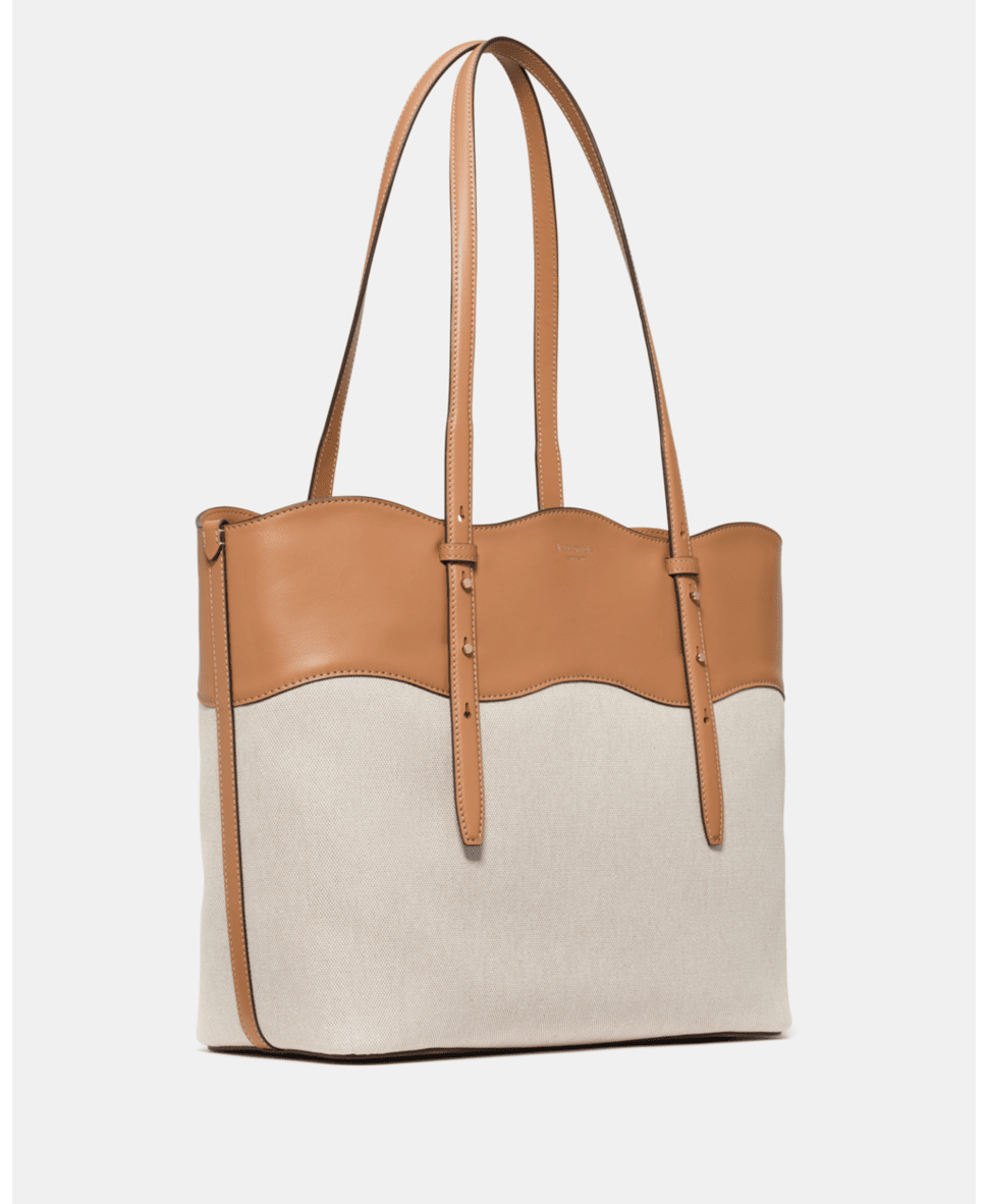 Do It All Wavy Canvas Tote Bag