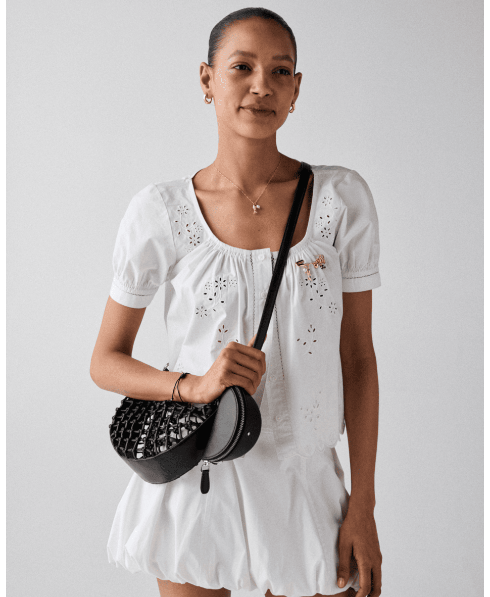 Duo Woven Crossbody Bag