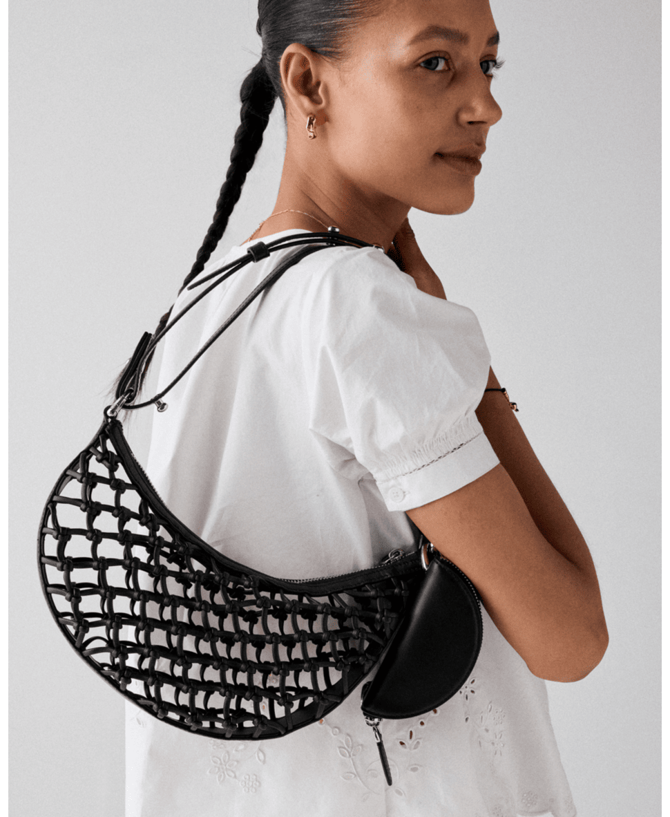 Duo Woven Crossbody Bag