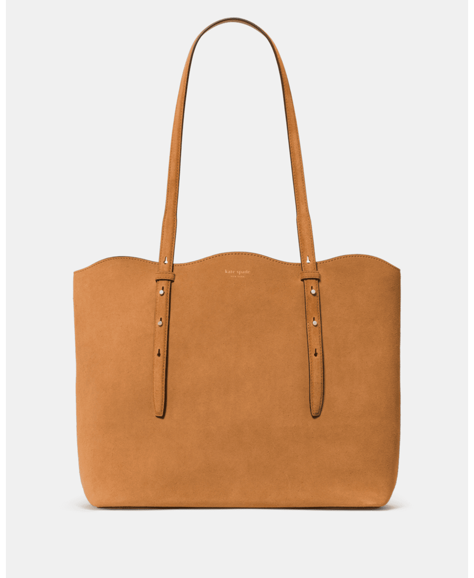 Do It All Wavy Suede Tote Bag