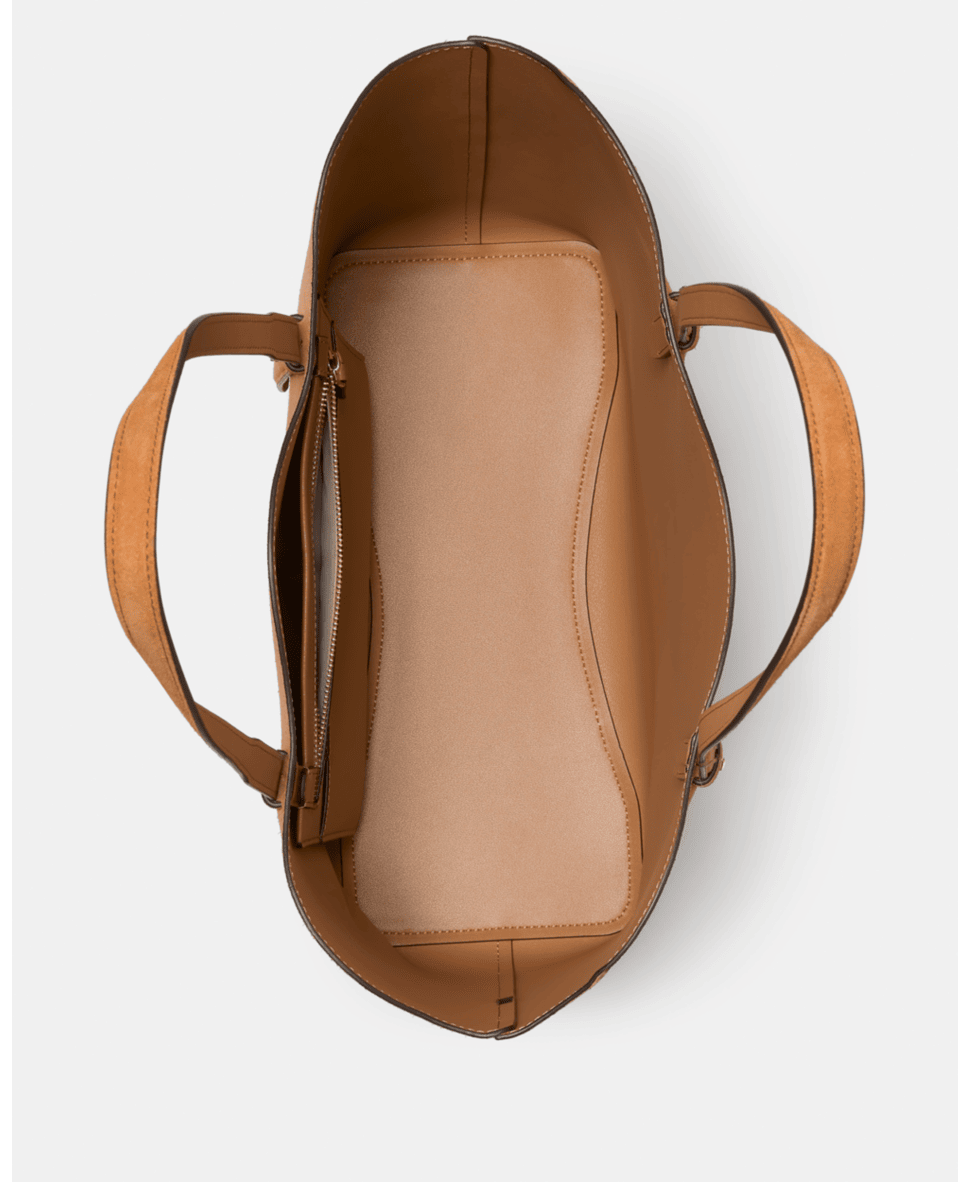 Do It All Wavy Suede Tote Bag