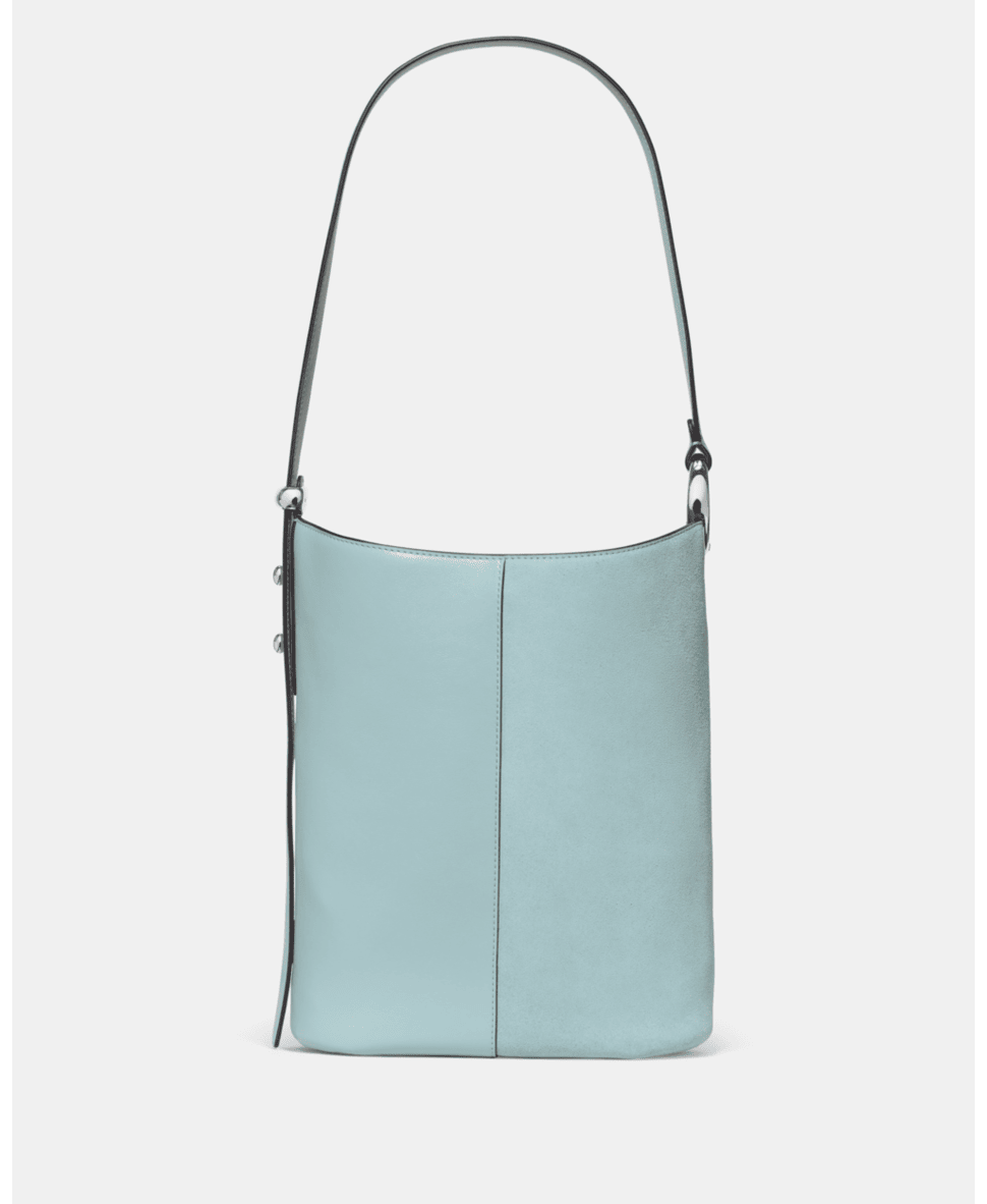 Halo Suede Bucket Bag