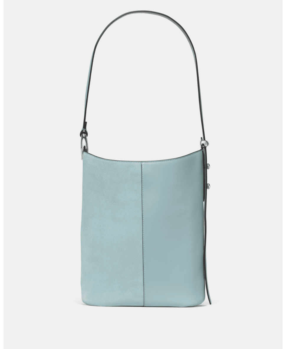 Halo Suede Bucket Bag