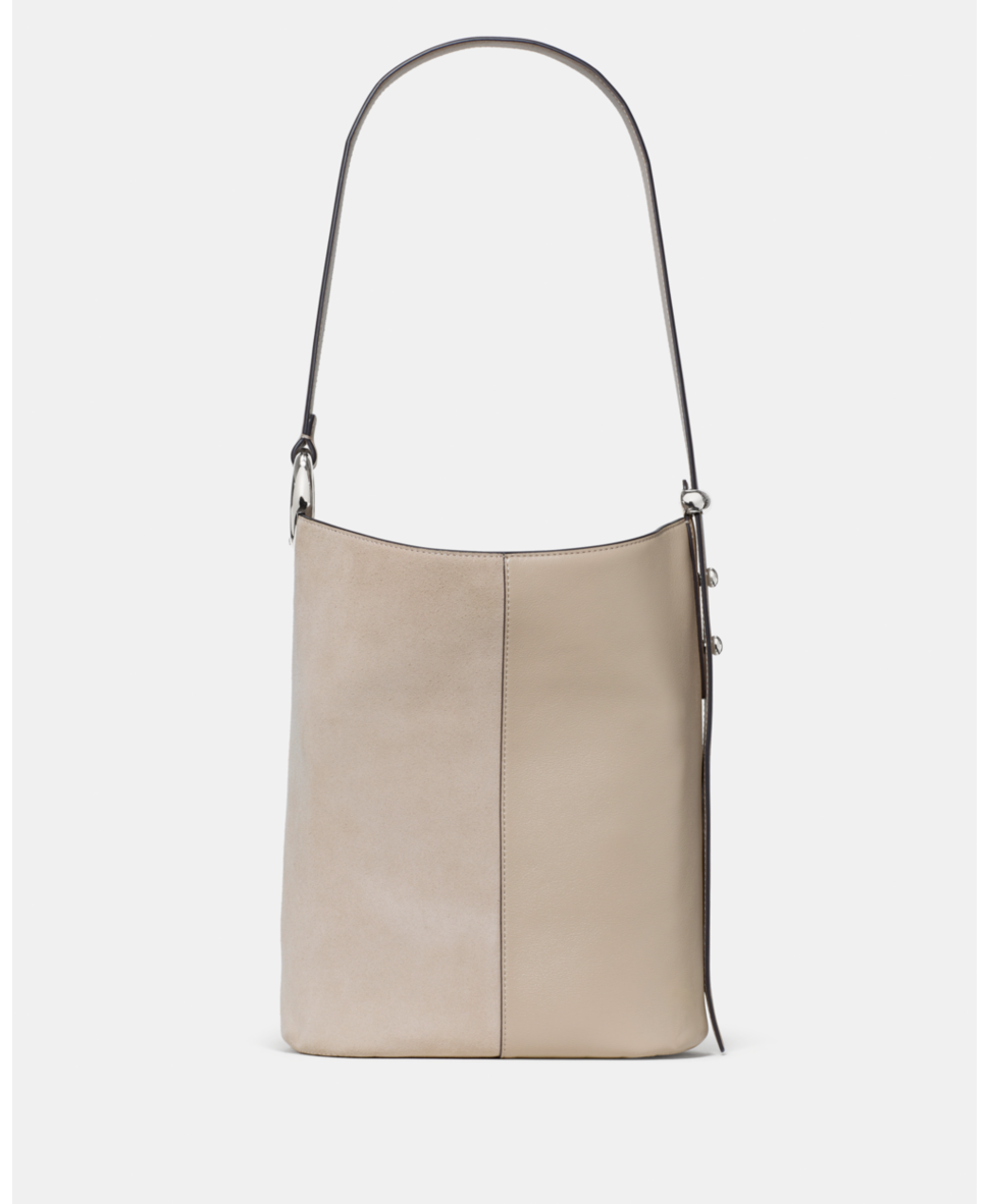Halo Suede Bucket Bag
