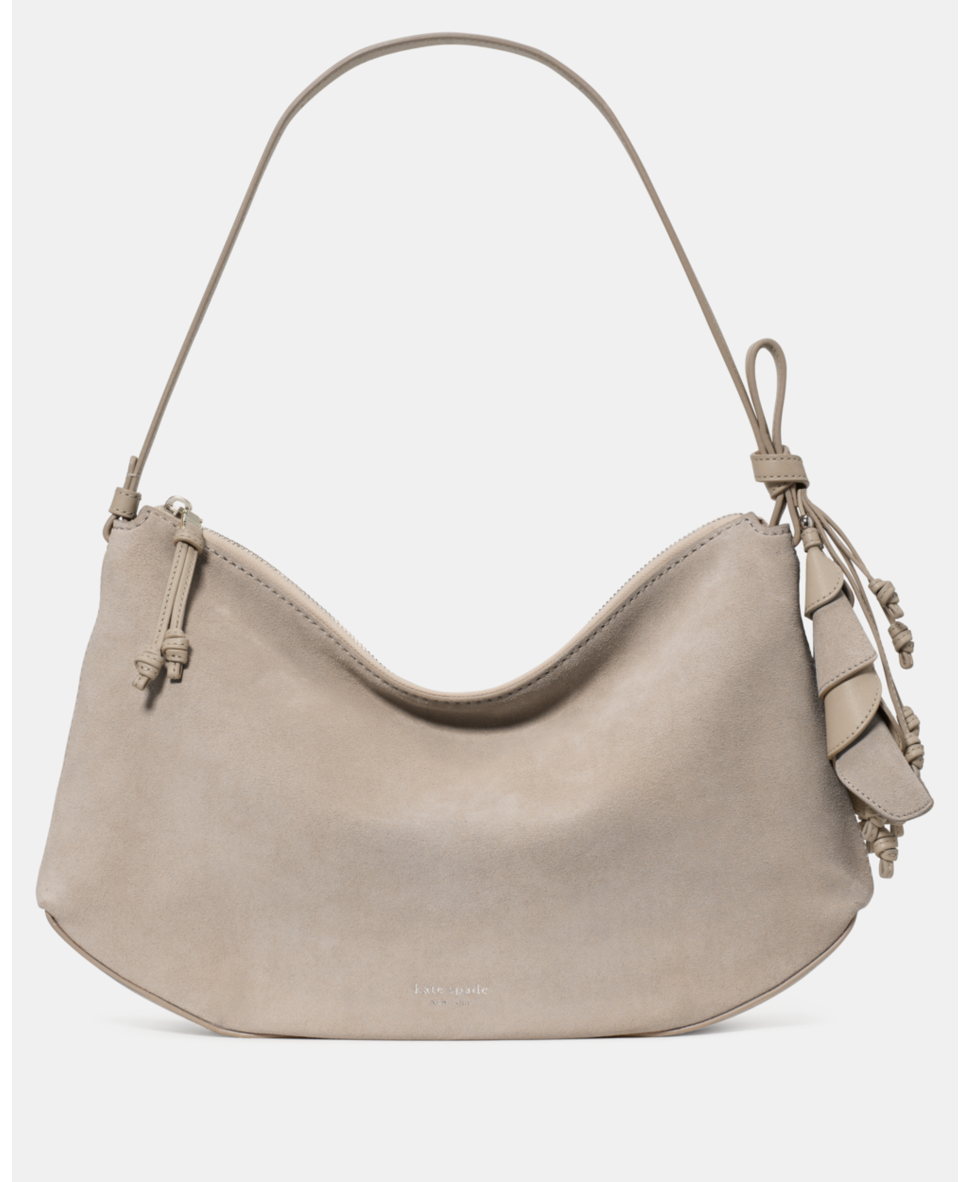 Loop Suede Large Shoulder Bag