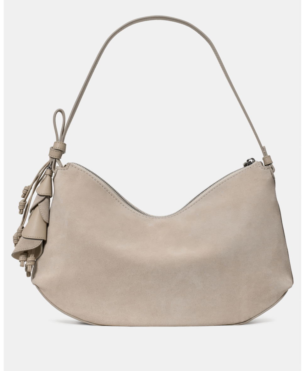 Loop Suede Large Shoulder Bag