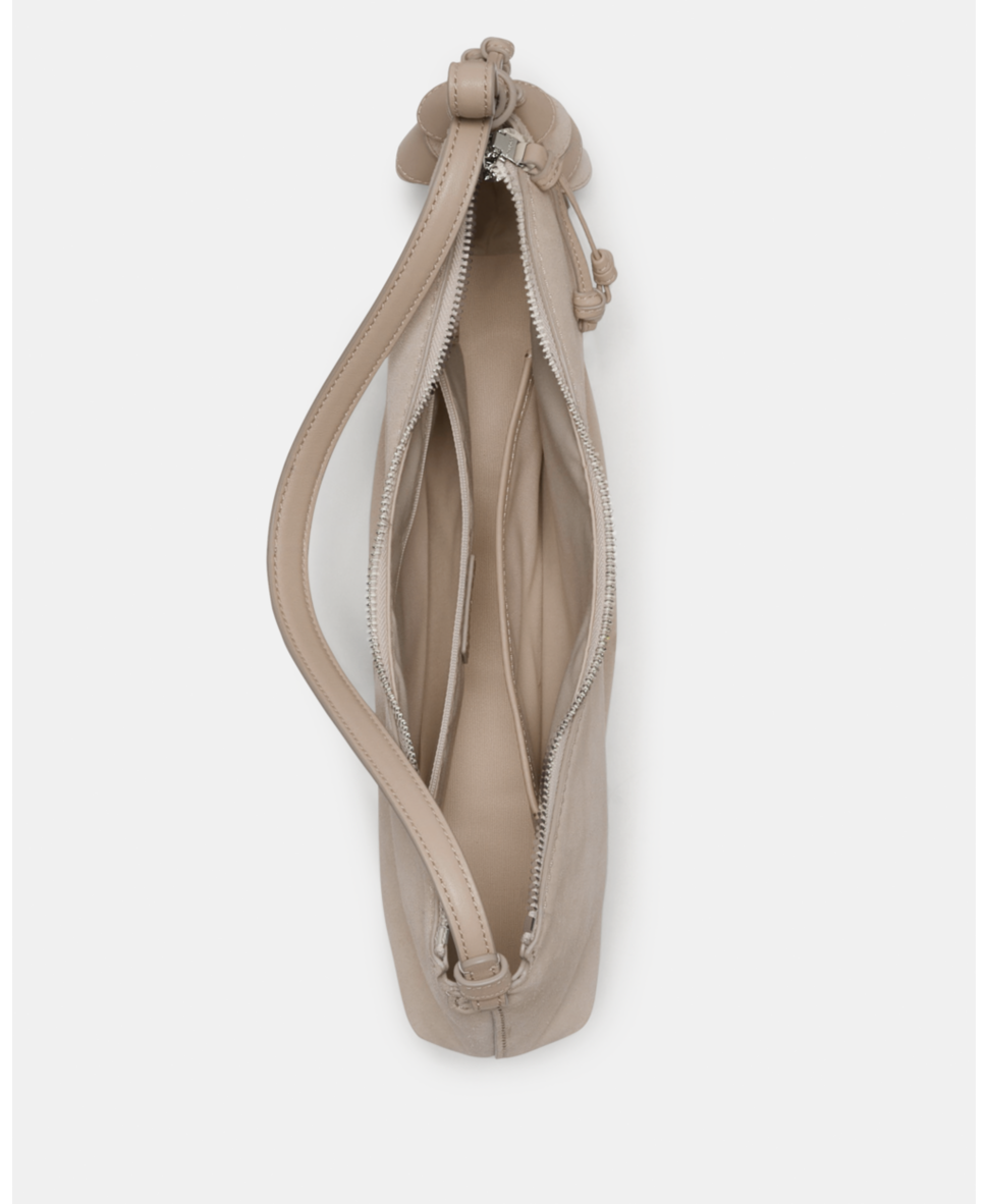 Loop Suede Shoulder Bag