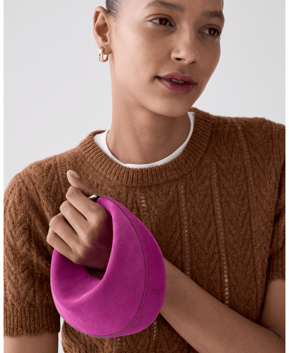 Duo Suede Mini Shoulder Bag