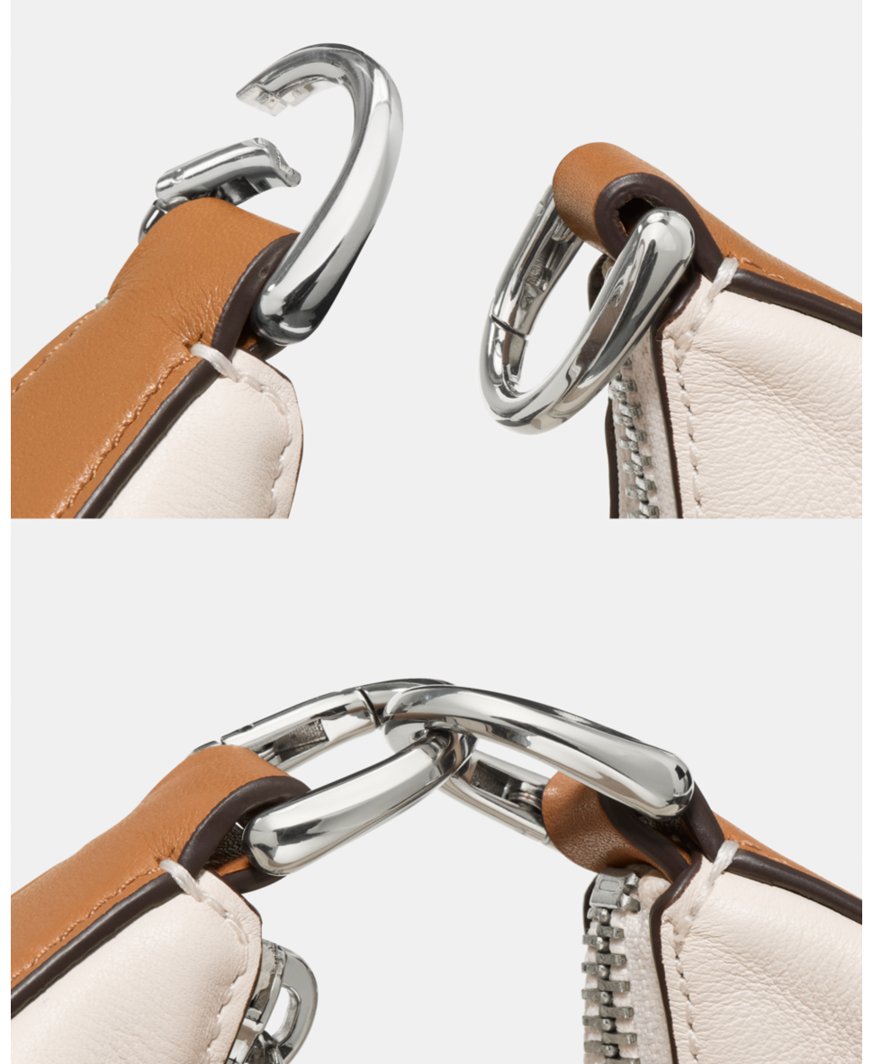 Duo Wavy Suede Crossbody Bag