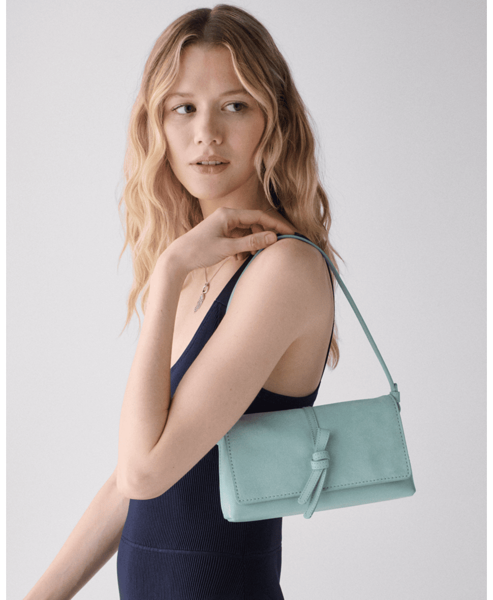 Loop Suede Small Shoulder Bag