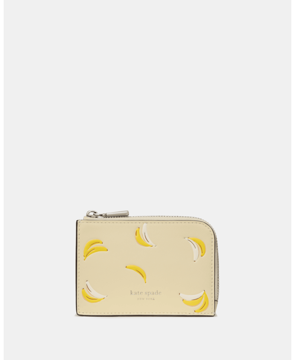 Banana Mini Zip Card Case