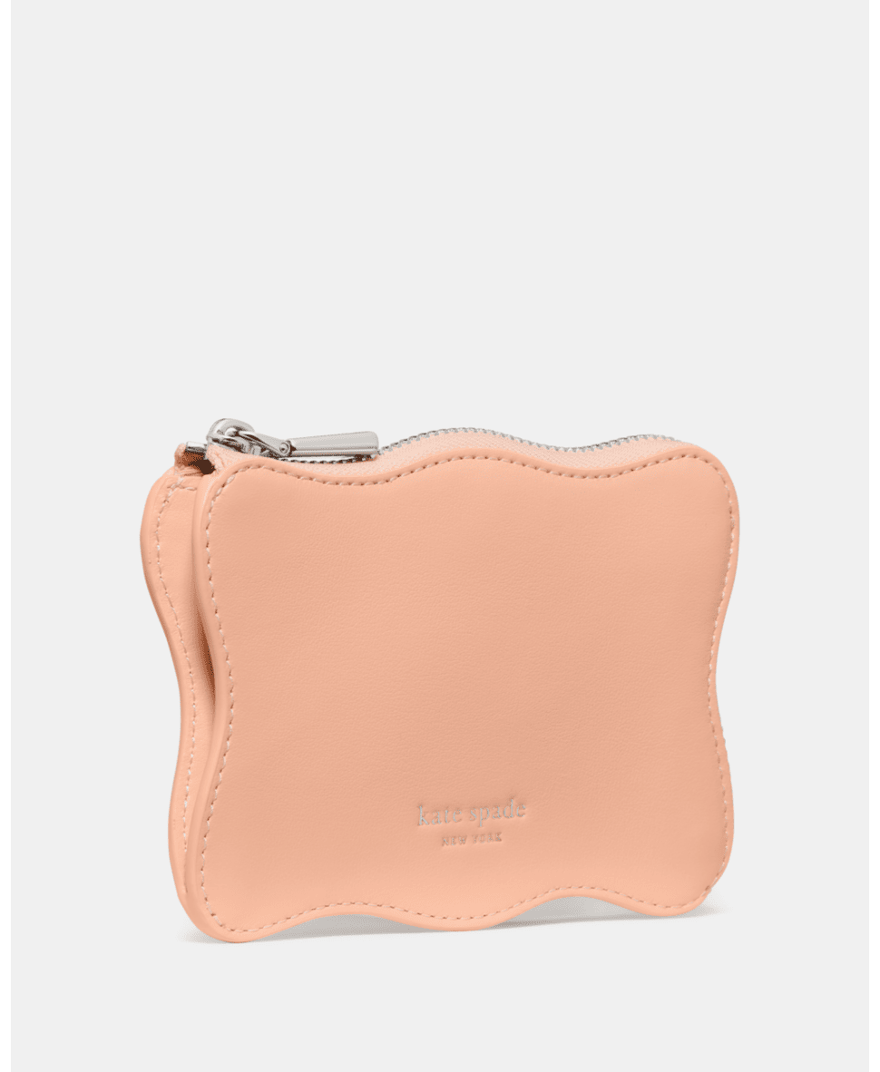 Wavy Mini Zip Card Case