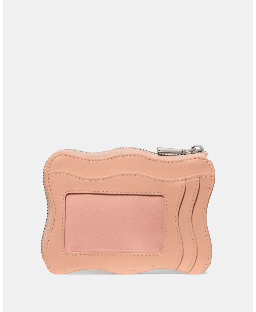 Wavy Mini Zip Card Case