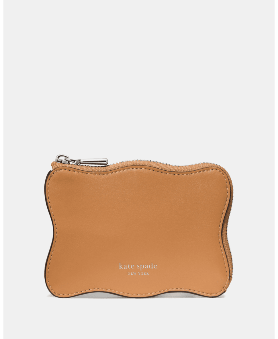 Wavy Mini Zip Card Case