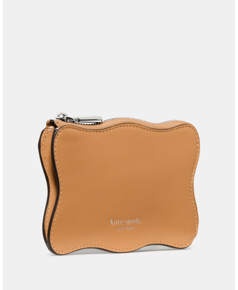 Wavy Mini Zip Card Case