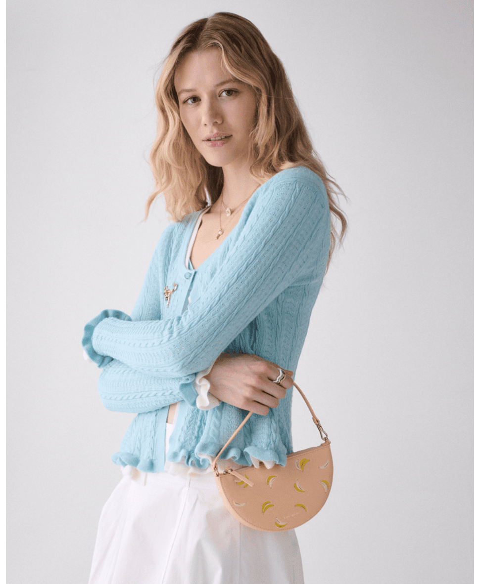 Wink Banana Wristlet