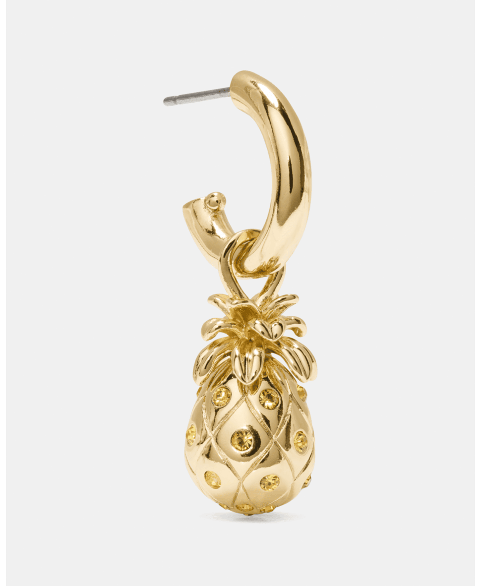 Pineapple drop earrings