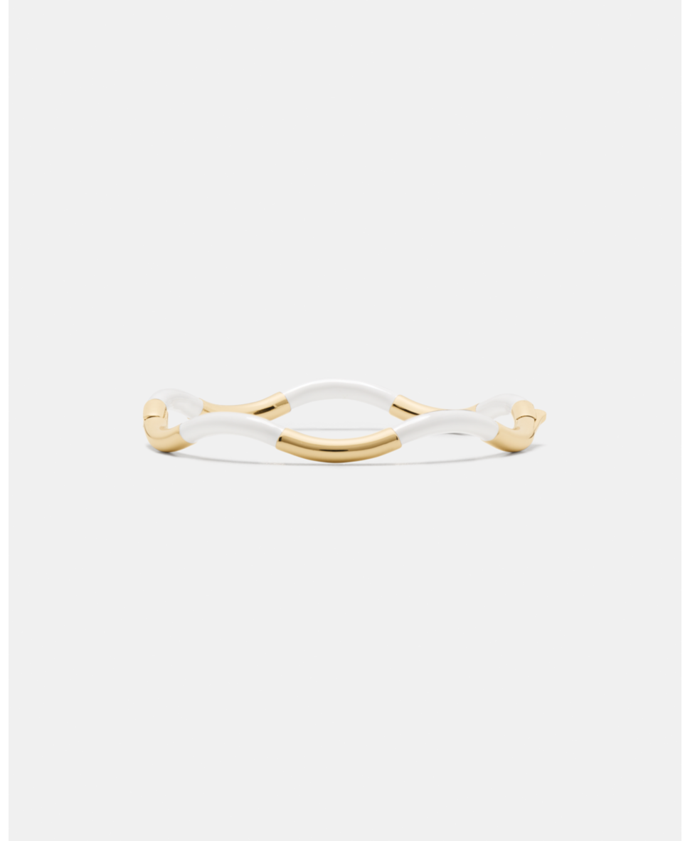 Wave Thin Bangle