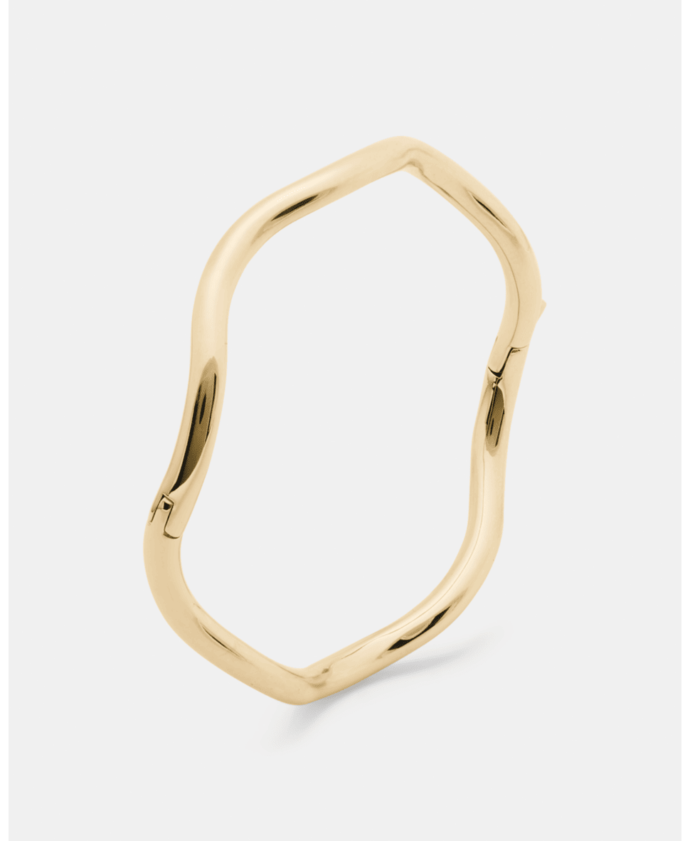 Wave Thin Bangle