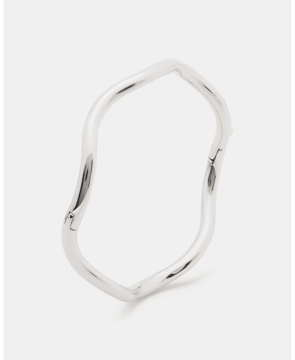 Wave Thin Bangle