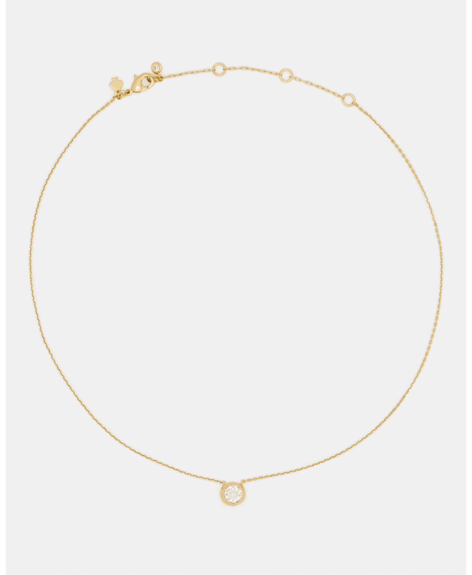 Round stone pendant
