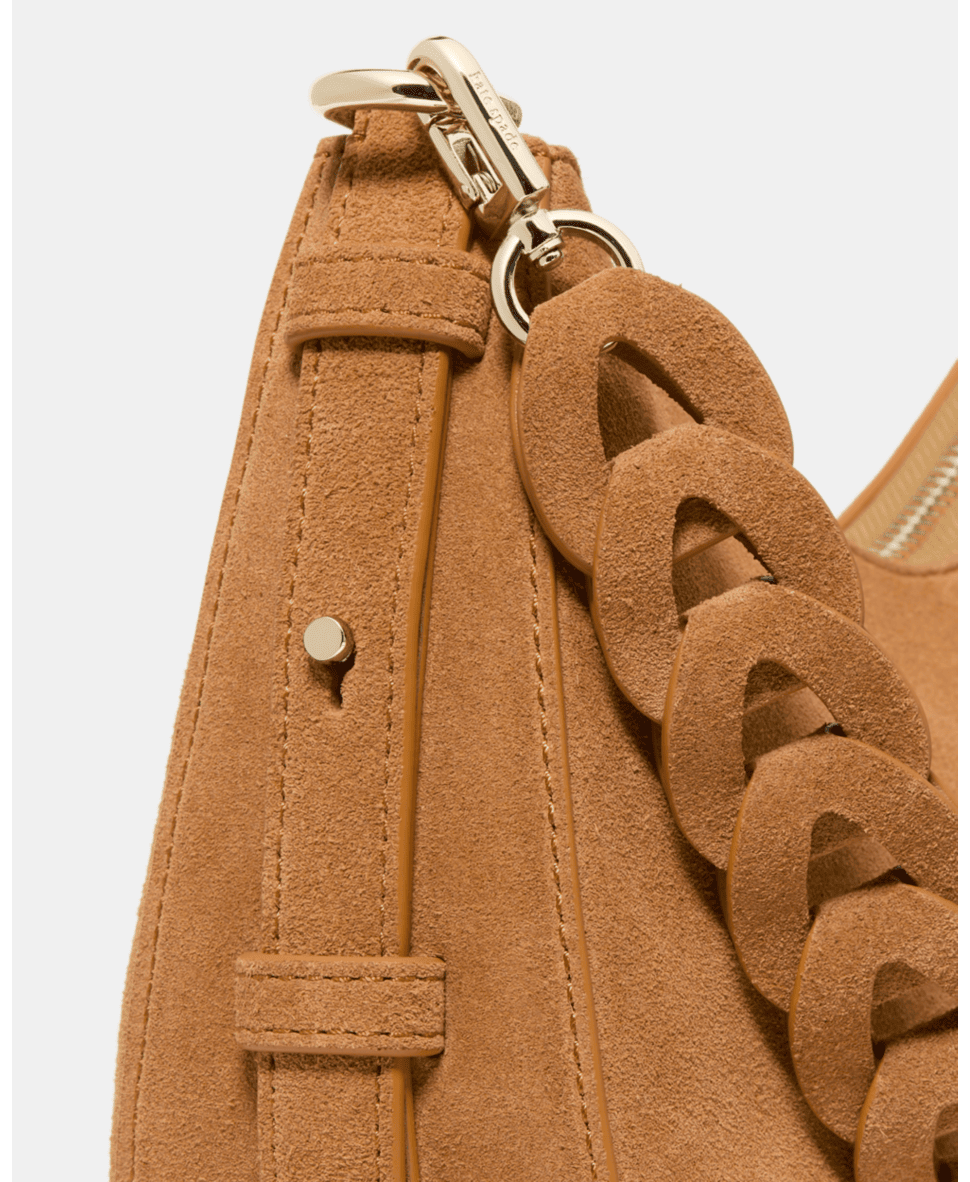 Liv Suede Convertible Shoulder Bag