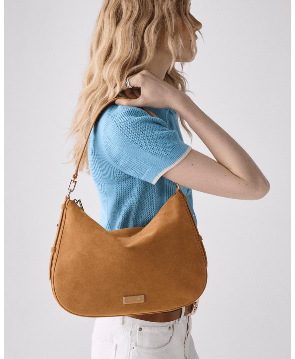 Liv Suede Large Hobo Bag