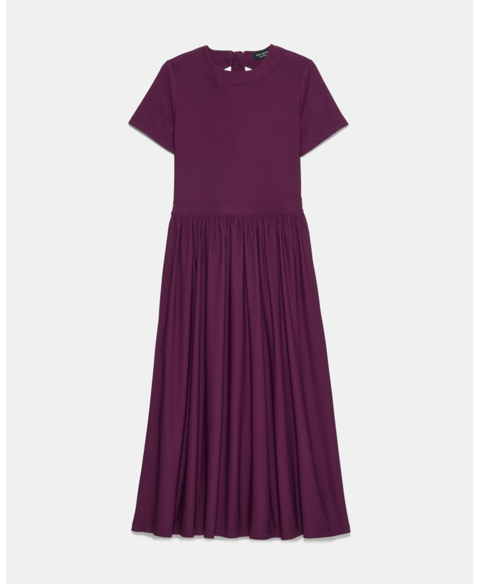 Cutout Back Maxi Jersey Dress
